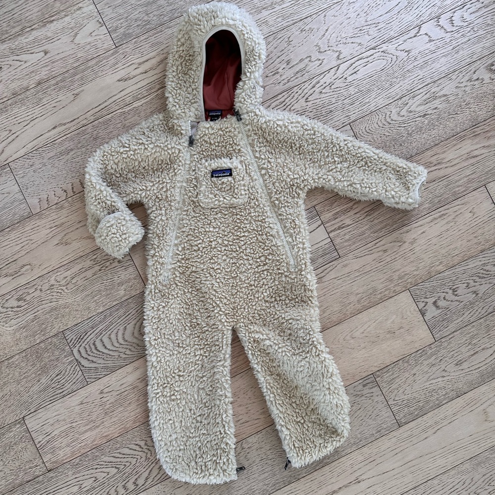 Patagonia Retro-X Fleece baby bunting winter suite